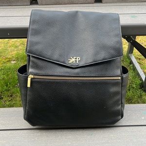 Freshly Picked full size diaper bag backpack Black
